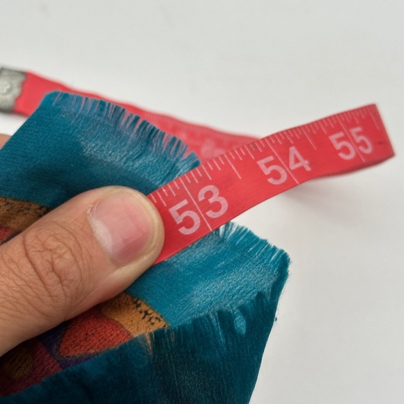 VTG Adrienne Vittadini 100% Silk Floral Scarf 11"x53"Japan - Picture 6 of 7